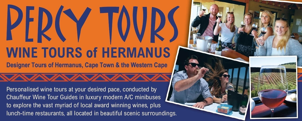Percy Tours Hermanus, designer tours of Hermanus, Cape Town and the Western Cape South Africa